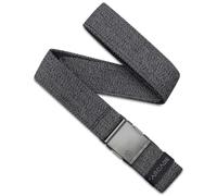 Arcade Belts Cinturón elástico Atlas A2, negro jaspeado, 1,5« de ancho | Cinturón de cincha de poliéster reciclado con hebilla de plástico de 3 piezas
