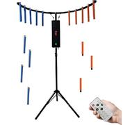 Arcade Catch Stick Game Machine Hand-Eye Coordination Reflex Trainer | Arcade Machine LED Light & Music Reaction, 10 Speeds, 6 Levels for Events, Rentals, Family Game Nights(Black)