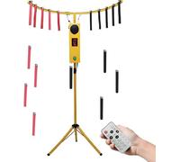Arcade Catch Stick Game Machine Hand-Eye Coordination Reflex Trainer | Arcade Machine LED Light & Music Reaction, 10 Speeds, 6 Levels for Events, Rentals, Family Game Nights(Yellow)
