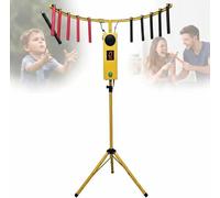 Arcade Catch Stick Game Machine Hand-Eye Coordination Reflex Trainer | Arcade Machine LED Light & Music Reaction, 10 Speeds, 6 Levels For Events, Rentals, Family Game Nights(Yellow)
