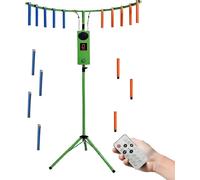 Arcade Catch Stick Game Machine Hand-Eye Coordination Reflex Trainer | Arcade Machine LED Light & Music Reaction, 10 Speeds, 6 Levels for Events, Rentals, Family Game Nights(Green)