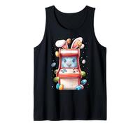 Arcade Gaming Gamer Clásico Videojuego Retro Conejo De Pascua Camiseta sin Mangas
