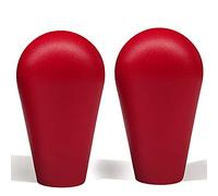 Arcade Joystick's Adaptador Oval, Balltop, Bate de Repuesto para Joystick Pandora para 2 Jugadores Arcade Joystick Kit de Sanwa Joystick MAME Jamma Part (Rojo)