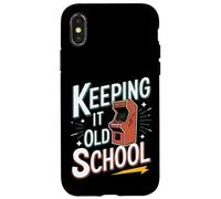 Arcade Manteniéndolo Vieja Escuela Carcasa para iPhone X/XS