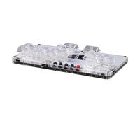 Arcade Stick and Light Arcade Controlador de Arcade con Teclado de Juego de Pelea Callejera Control sin palanca para PC