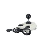 ArcadeR Joystick estándar de 9 pines compatible con Atari, Commodore, Sega, etc., Colores:blanco