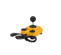 ArcadeR Joystick estándar de 9 pines compatible con Atari, Commodore, Sega, etc., Colores:naranja