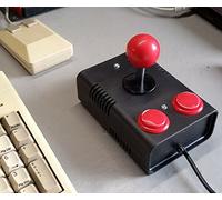 ArcadeR Joystick estándar de 9 pines compatible con Atari, Commodore, Sega, etc., Colores:negro