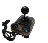 ArcadeR Joystick estándar de 9 pines compatible con Atari, Commodore, Sega, etc., Colores:negro translúcido