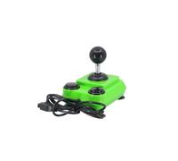 ArcadeR Joystick estándar de 9 pines compatible con Atari, Commodore, Sega, etc., Colores:verde