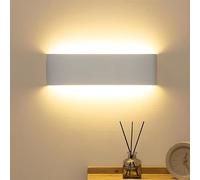 Arcadia Aplique Pared Interior LED 30 cm 20W 2000 Lúmenes 4500K Luz Natural - Lámpara Moderna para Salón, Baño, Cocina, Dormitorio y Pasillo - Modelo Pyris (1 Unidad)