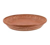 Arcadia Garden Products PSW Pot Collection - Bandeja de Goteo para Plantas, Bandeja de Agua Duradera para macetas y macetas de Interior y Exterior, 10 Pulgadas, Color mármol Terracota