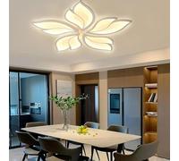 Arcadia Plafon LED Techo Moderno con Luz Cálida y Fría Regulable, Mando a Distancia y App para Móvil - Lampara para Dormitorio, Salón, Cocina, Habitación Infantil y Sala de Estar - 4600LM 62W 55Cm