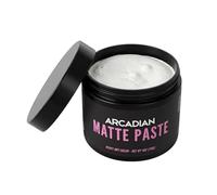 Arcadian Grooming - Pasta mate para el cabello para hombres, acabado mate vegano, fuerte sujeción, 4 onzas