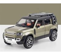 ARCADORA 1/24 Diecast Model Car Pullback Vehicle Toy Collection para Land Rover New Defender 110, Regalo para niños, con luz y Sonido