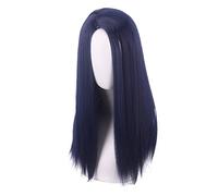 Arcane Caitlyn Dark Blue Long Straight Wig Cosplay Costume Heat Resistant Synthetic Hair Women Carnival Party Wigs