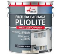 ARCANE INDUSTRIES Pintura Fachada Pliolite Impermeabilizante 2.5 L Piedra