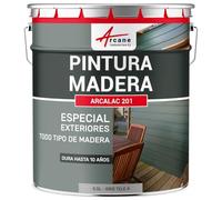 ARCANE INDUSTRIES Pintura para Madera Exterior e Interior - ARCALAC 201 - Gris Tele 4 - RAL 7047