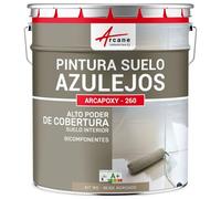 ARCANE INDUSTRIES Pintura para Suelo de Baldosas - Resina epoxi para Suelo con baldosas - ARCAPOXY - 260 - RAL 1019 - Beige Agrisado