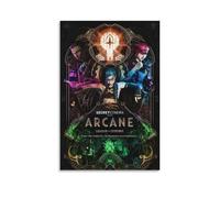 Arcane League of LegendsArt - Impresión moderna de imagen para dormitorio familiar, póster de decoración de sala de estar, estética, lienzo para pared, decoración de dormitorio de niñas jóvenes