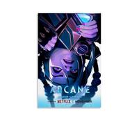 Arcane League of LegendsArt - Pintura decorativa impermeable y resistente a las manchas, sala de estar, estudio, cafetería, pintura de pared, instalación gratuita, fácil de limpiar, opción de regalo