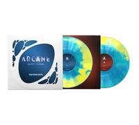 Arcane Season 2 - Arcane League of Legends Season 2 Official Soundtrack, Exclusive Limited Denim Glacial Yellow Splatter Vinyl LP