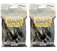 Arcane Tinman ART13023 AT-13023 Dragon Shield Standard Sleeves 100pk-Smoke, Smoke, One Size (Paquete de 2)