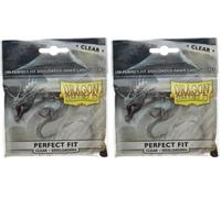 Arcane Tinman AT-13101 Dragon Shield Sleeves Sideloader Clear (100) Card (Paquete de 2)