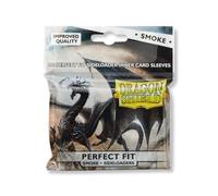 Dragon Shield Perfect Fit - Fundas laterales para tarjetas, paquete de 100, color ahumado
