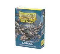 Arcane Tinman Dragon Shield Dual Matte Japanese Sleeves (paquete de 60) - Orquídea, Eucalipto, Laguna, Rayo o Nieve (Lagoon)