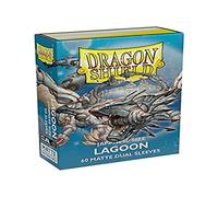 Arcane Tinman Dragon Shield Dual Matte Japanese Sleeves (paquete de 60) - Orquídea, Eucalipto, Laguna, Rayo o Nieve (Lagoon)