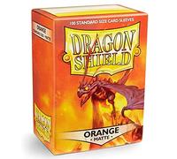 Arcane Tinmen ApS ART11013 Dragon Shield Sleeves Matte Orange Card Game