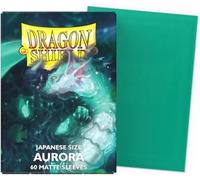 Arcane Tinmen-Sleeves Matte Japanese Dragon Shield: Alfombra Japonesa-Selección del Jugador: Aurora (60), Color Plateado (AT-11158)