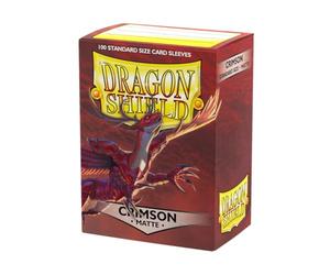 Arcane Tinmen ART11021 Matte Crimson 100 Protective Sleeves Card