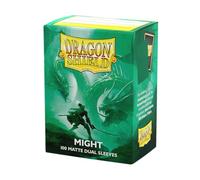Arcane Tinmen AT-15058 - Fundas dobles mate de tamaño estándar, 100 unidades, color verde