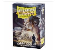 Arcane Tinmen Dragon Shield 13002 - Fundas exteriores transparentes mate, 100 unidades