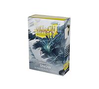 Arcane Tinman Dragon Shield Dual Matte Japanese Sleeves (paquete de 60) - Orquídea, Eucalipto, Laguna, Rayos o Nieve (Nieve)