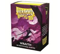Arcane Tinmen Dragon Shield, Matte Dual Wraith Alaric: Chaos Wraith (púrpura) 100 ct, Las fundas para tarjetas MTG son lisas y resistentes, compatibles con Pokemon & Magic The Gathering, AT-15056