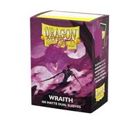 Arcane Tinmen Dragon Shield, Matte Dual Wraith Alaric: Chaos Wraith (púrpura) 100 ct, Las fundas para tarjetas MTG son lisas y resistentes, compatibles con Pokemon & Magic The Gathering, AT-15056