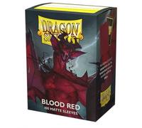 Arcane Tinmen Dragon Shield Sleeves - Mate: Rojo Sangre 100CT - Las fundas para cartas MTG son suaves y resistentes - Compatible con fundas de cartas de Pokémon y Magic (AT-11050)