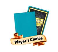 100 fundas para tarjetas de Dragon Shield, color turquesa