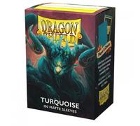 100 fundas para tarjetas de Dragon Shield, color turquesa