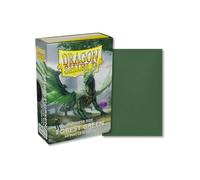 Dragon Shield Fundas para cartas ARCANETI 93398 mate tamaño japonés Verde bosque 60 unidades