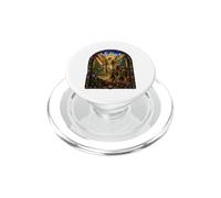 Arcángel expulsa Arte Mosaico de la Catedral de Adán y Eva Edén PopSockets PopGrip para MagSafe