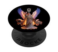 Arcángel Metatrón Protector Angélico Arte Espiritual Esotérico PopSockets PopGrip Adhesivo