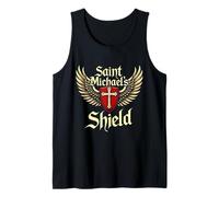 Arcángel Miguel Escudo Camiseta sin Mangas