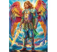 Arcángel Miguel Rompecabezas 500 Piezas Cartón para Principiantes Cuentos de Hadas de Animales Salvajes fantásticos Vacaciones Y Fines De Semana Hobby Y Ocio Calidad Profesional Regalo Cumpleaños 500