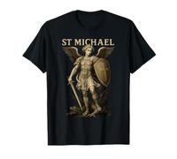 Arcángel San Miguel Matando al Diablo Camiseta