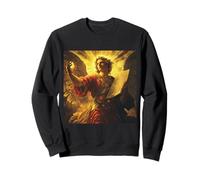 Arcángel Uriel Vintage Católico Ángel Religioso Sudadera