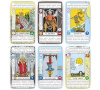ARCANIA - Tarot para Principiantes, con Definiciones fáciles, Palabras Clave, Zodiaco, Chakras, Numerología, Sí o no y Simbología de Fondos